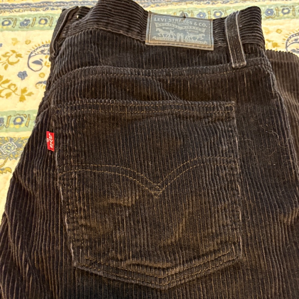 Levi's Women's Straight Leg Corduroy Jeans - Dark Brown